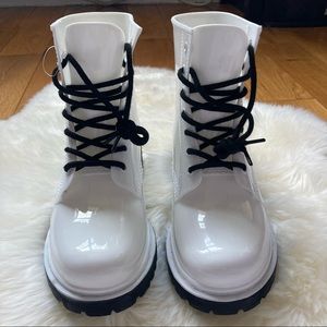 Unionbay Alina Combat Boots Size 8